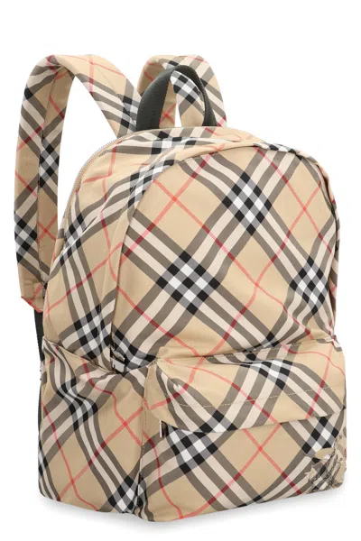 Burberry Men's Check Backpack