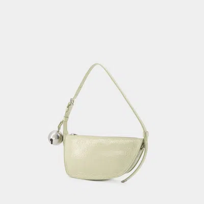 Burberry Patent Leather Shield Sling Shoulder Bag With Silver-tone Ch