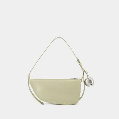 Burberry Patent Leather Shield Sling Shoulder Bag With Silver-tone Ch