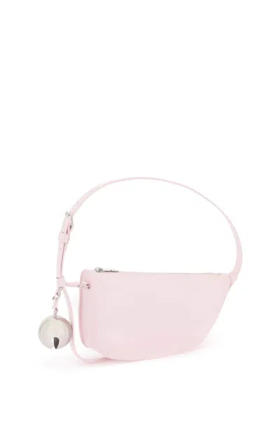 Burberry Woman Pastel Pink Leather Knight Small Shoulder Bag