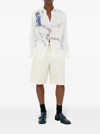 Burberry Tailored Canvas Shorts