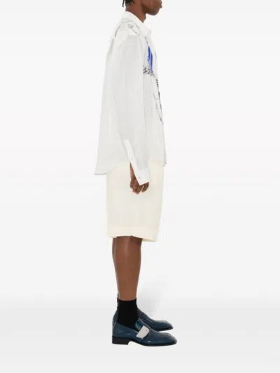 Burberry Tailored Canvas Shorts