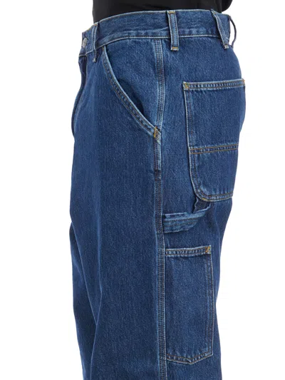Carhartt Wip Pantalone In Denim Single Knee