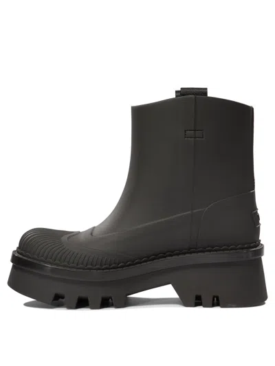 Chloé Rubber Solid Color Ankle Boots With Heel 6cm