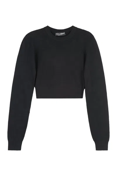 Dolce & Gabbana Long Sleeve Crew-neck Sweater