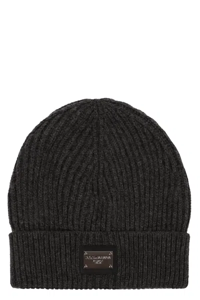 Dolce & Gabbana Ribbed Knit Beanie