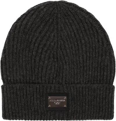 Dolce & Gabbana Ribbed Knit Beanie
