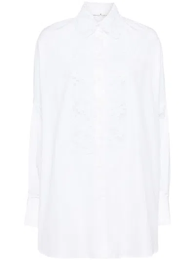 Ermanno Scervino Floral-lace Cotton Shirt