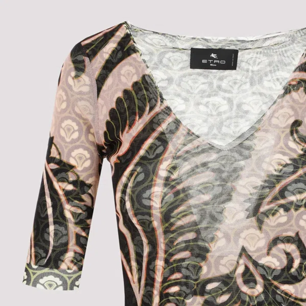 ワンピース ETRO POLYAMIDE MIDI DRESS Etro Polyamide Midi Dress In Multicolor | ModeSens