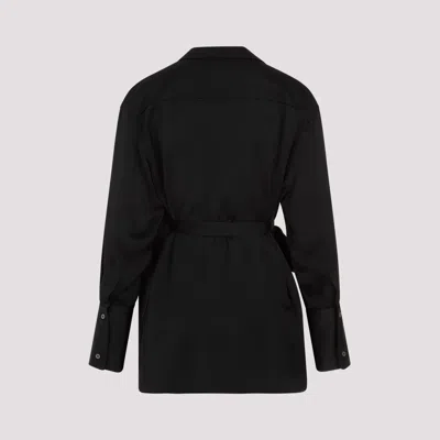 Fabiana Filippi Open-front Satin Blazer