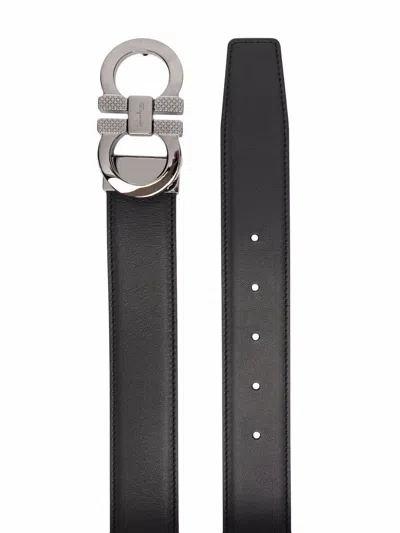 Ferragamo Men's Reversible Gancini Belt