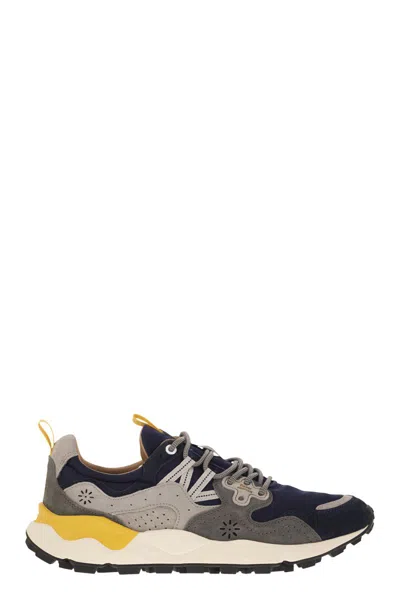 Flower Mountain Yamano 3 - Sneakers In Suede And Technical Fabric