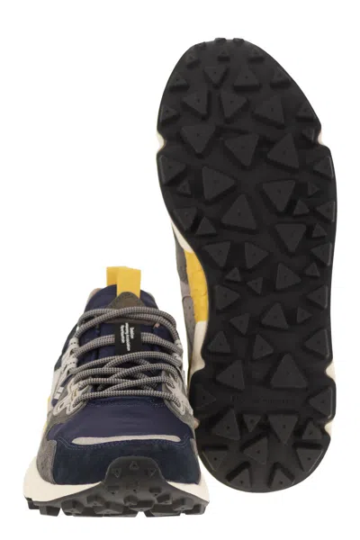 Flower Mountain Yamano 3 - Sneakers In Suede And Technical Fabric