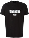 Gucci Distressed Logo Print T-shirt In Black