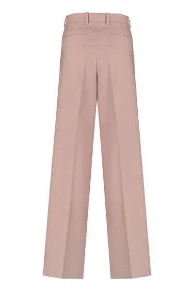 Gucci Elegant Wool Trousers With Iconic Motif