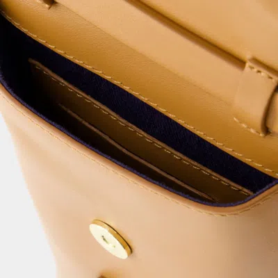 Ines De La Fressange Leonore Schultertasche -  - Leder - Camel