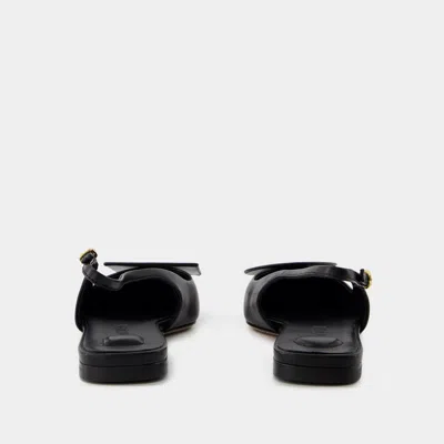 Jacquemus Duelo Slingback Leather Flats