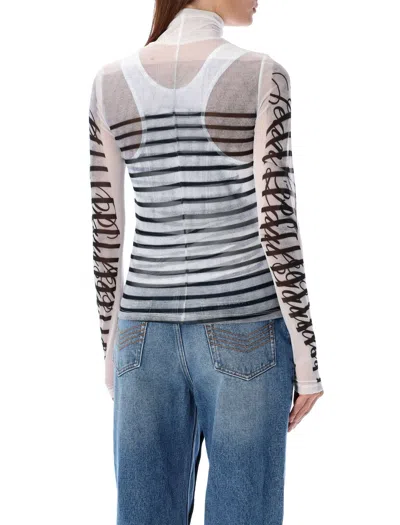 Jean Paul Gaultier Layered Top With Marinière