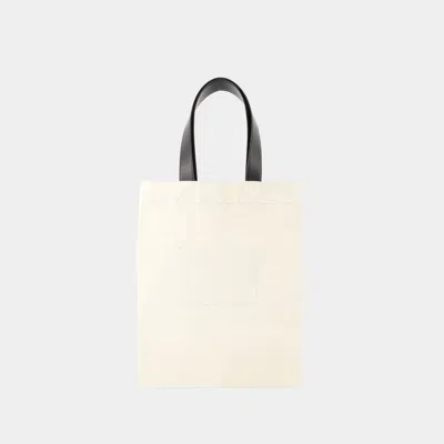 Jil Sander Beige Canvas Shopping Bag