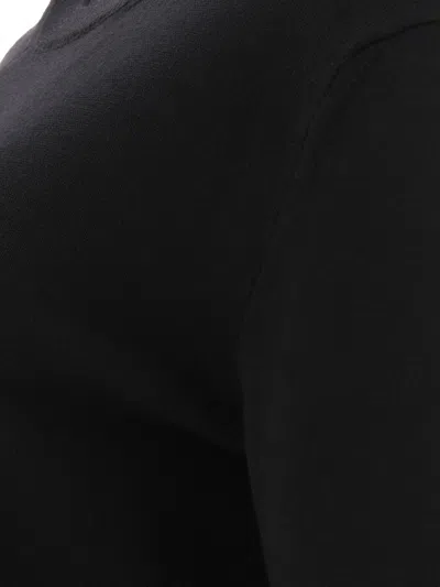 Jil Sander Medium-weight Crewneck Sweater Knitwear Black
