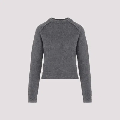 Jil Sander Virgin Wool And Silk Sweater With Brushed Finish
