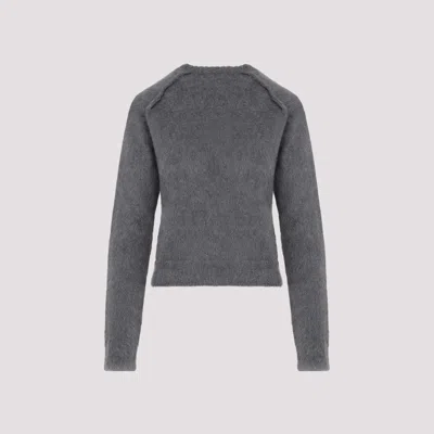 Jil Sander Virgin Wool And Silk Sweater With Brushed Finish