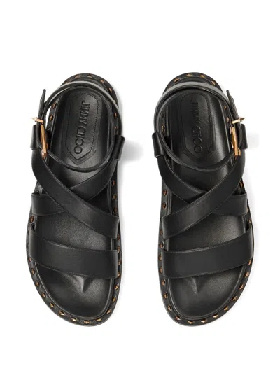 Jimmy Choo Blaise Leather Sandals