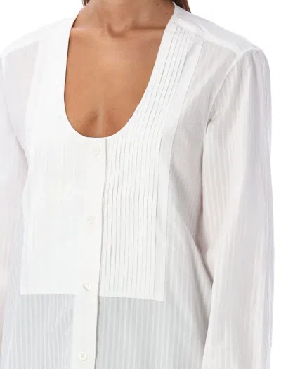 Shop Jw Anderson Pintuck Bib Shirt