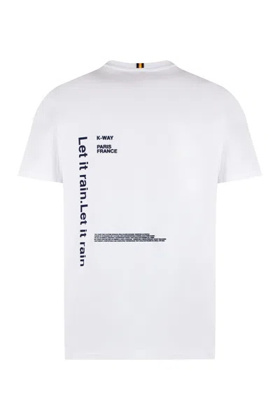 K-way Odom Letitrain Cotton Crew-neck T-shirt