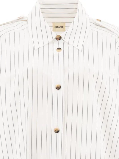 Khaite The Tamal Striped Button-up Shirt