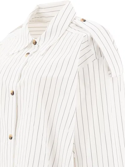 Khaite The Tamal Striped Button-up Shirt