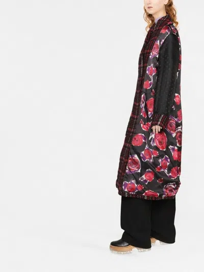 Marni Reversible Madras Coat With Double Belt