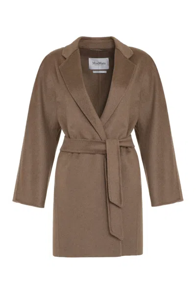 Max Mara Lapel Collar Belted Cashmere Coat