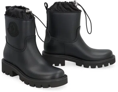 Moncler Stylish High-top Mini Boots With Drawstring Fastening 20 Cm In Animal Print