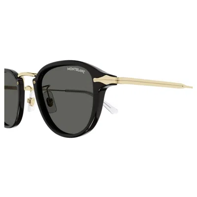 Montblanc Grey Square Men's Sunglasses Mb0155s 001 51
