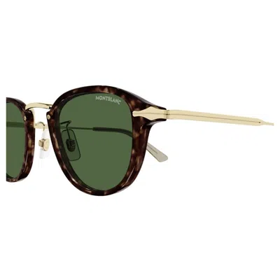 Montblanc Round Havana Sunglasses