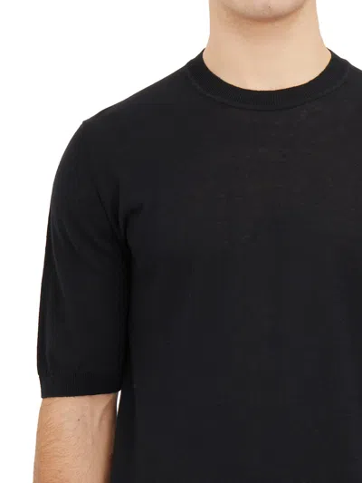 Paolo Pecora T-shirt In Maglia Di Lino E Cotone