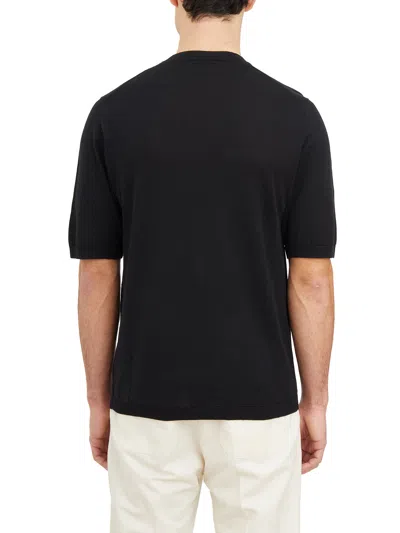 Paolo Pecora T-shirt In Maglia Di Lino E Cotone