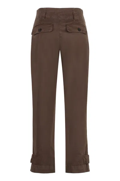 Pinko Globo Stretch Cotton Cargo Trousers