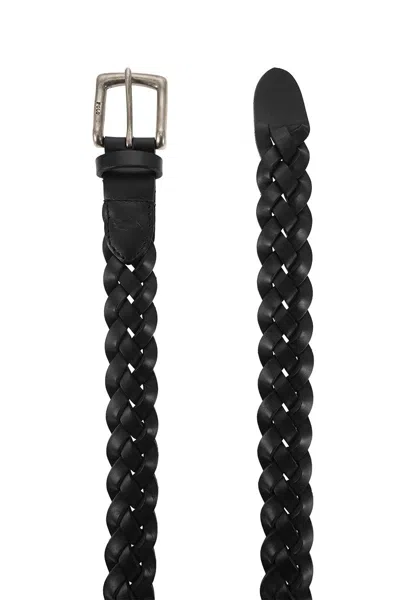 Polo Ralph Lauren Braided Calfskin Belt