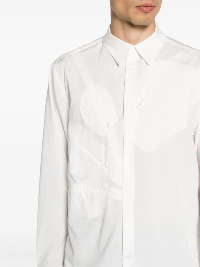 Post Archive Faction (paf) Men's 5.1 Long Sleeve Center (white) Shirt | Size Small | 51tscwhite In White