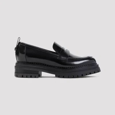 Sergio Rossi Luxe Raffia Slip-on Loafers With 4.5cm Sole