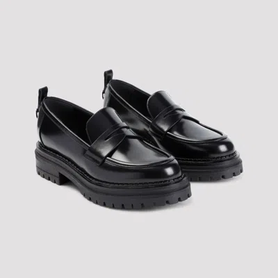 Sergio Rossi Luxe Raffia Slip-on Loafers With 4.5cm Sole