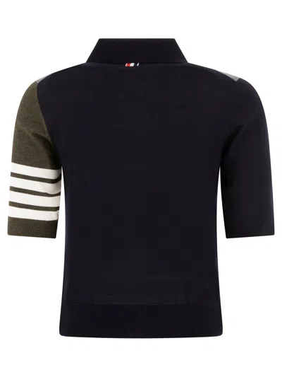 Thom Browne Gray Funmix 4-bar Polo