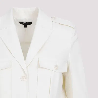 Theory Peak-lapeled Wool-blend Jacket