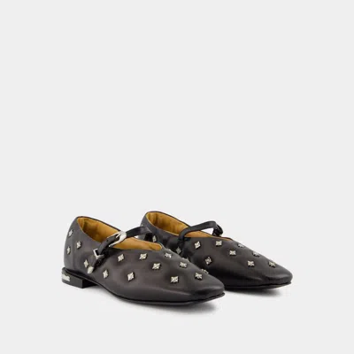 Toga Soft Leather Ballerinas For Women
