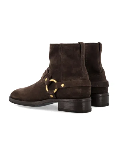 Tom Ford Man Ankle Boots Dark Brown Size 9 Calfskin In Brown