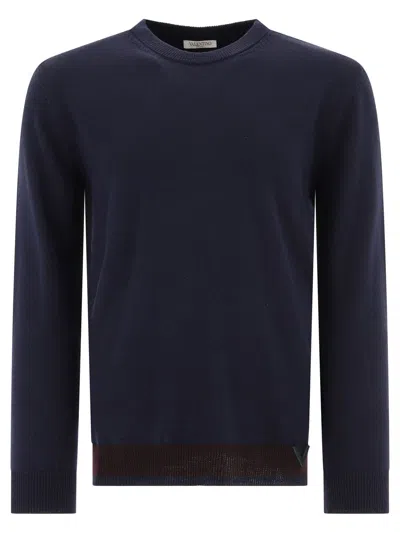 Valentino Garavani Sweater With Rubberised V Detail