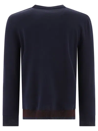 Valentino Garavani Sweater With Rubberised V Detail