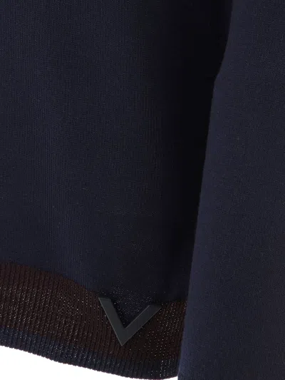Valentino Garavani Sweater With Rubberised V Detail